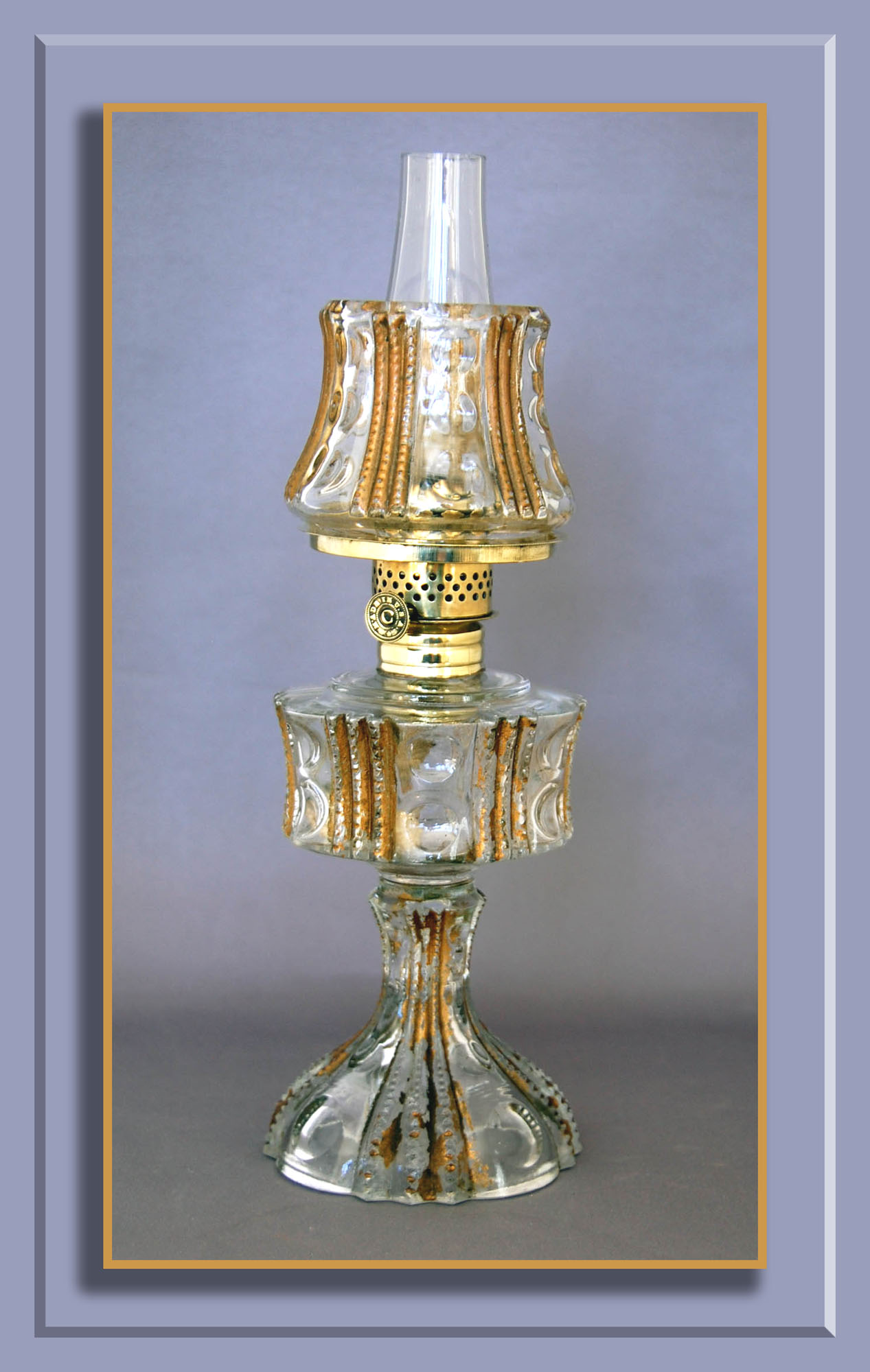 SCARCE Antique FAMOUS Miniature Oil Lamp, S1478 eBay